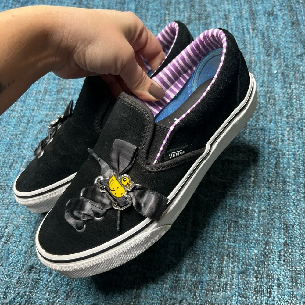 RARE Vans x Disney Nightmare Before Christmas Slip On Sneakers Haunted Toys 7